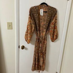 NWT 12th Tribe Laguna Beach Floral Kimono